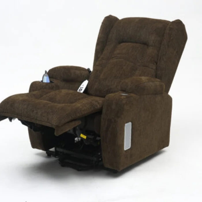 Cellini Happy Daddy Pro Deri Kahve - Masajlı Baba Tv Koltuğu