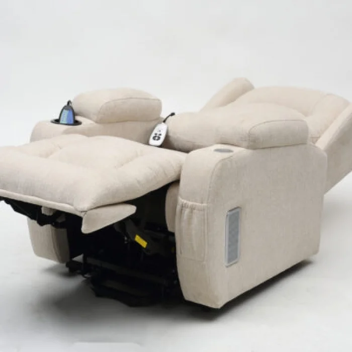 Cellini Happy Daddy Pro Deri Kahve - Masajlı Baba Tv Koltuğu