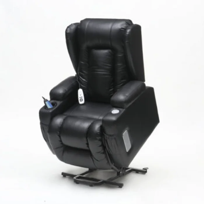 Cellini Happy Daddy Pro Deri Kahve - Masajlı Baba Tv Koltuğu