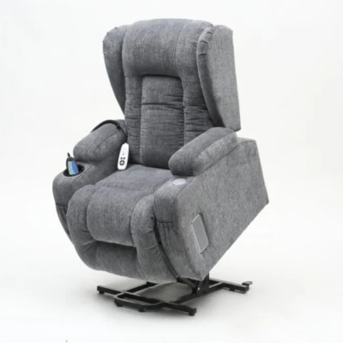  Cellini Happy Daddy Pro Kumaş Gri – Masajlı Baba Tv Koltuğu – HDPro